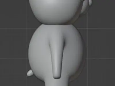 Low poly bear Free 3D model