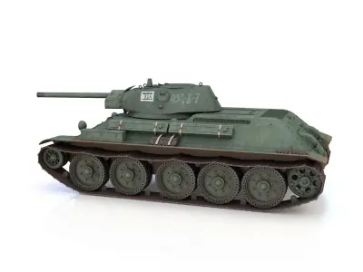 T-34-76 - Model 1941 - Soviet medium tank - 0313 3D model