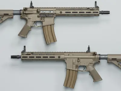 SR-15 - Replica Low-poly 3D model