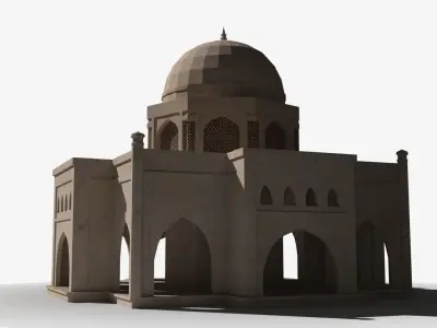 Arab x45 Low-poly 3D model