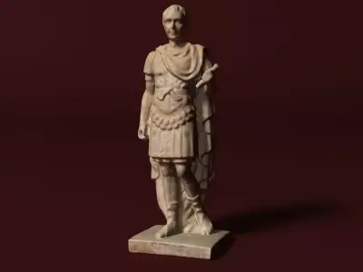 Caesar Statue 3D model