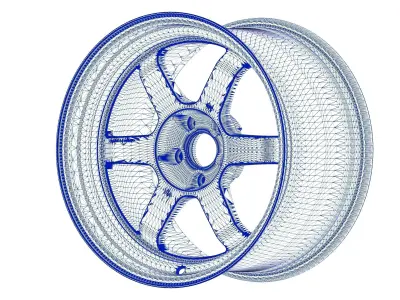 Volk RAYS TE37V Low-poly 3D model