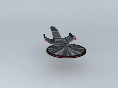 The USS Vanguard NX01 Starship Free 3D model