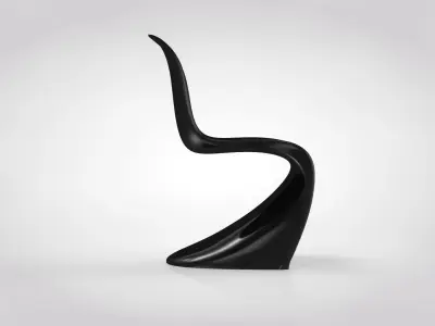 Panton Chair Free low-poly 3D model