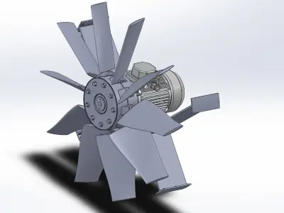 Tunnel Jet Fan 3D model