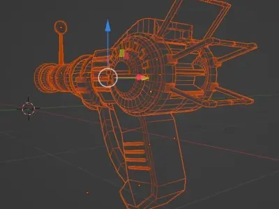 RayGun - Call Of Duty Zombies Low-poly 3D model