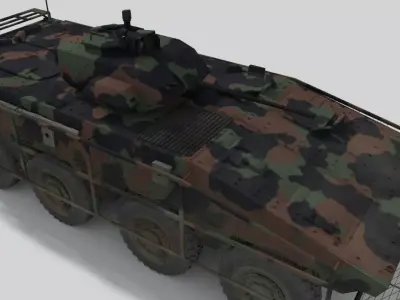 Amoured Infantry Fighting Vehicle 3D model
