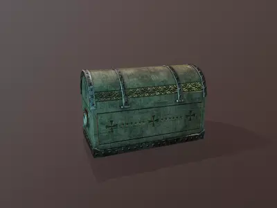 Chest  Free low-poly 3D model