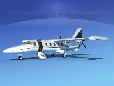 Dreamscape AF-46 Turbo Star Executive V04 3D model