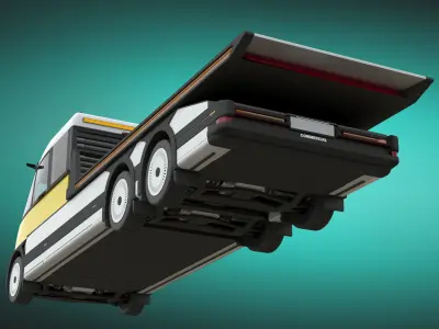 Generic EV Tow truck 3D model