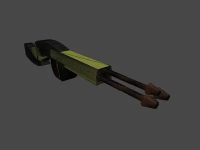 Golliath Flametrower Low-poly 3D model