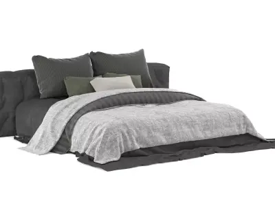 Adairs bed Free 3D model
