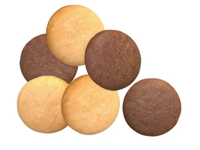 Cookies periodic table of elements cushion cover 3D model