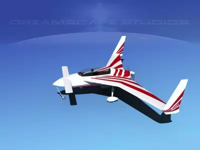 Rutan Long-EZ V06 3D model