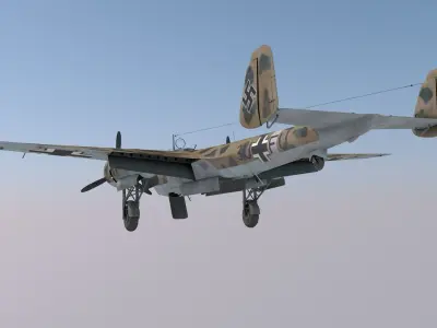 Dornier Do-17Z Trop 3D model