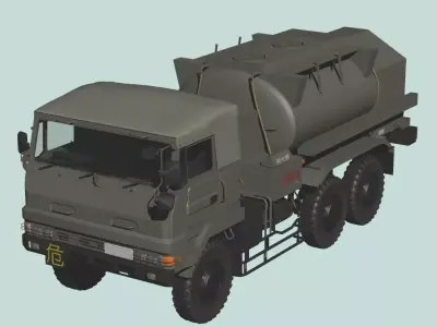 JGSDF Type73  Aviation fuel tank cars 3D model
