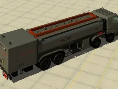 Japan Air Self Defense Force 2000L Fuel Supply Vehicle 3D model