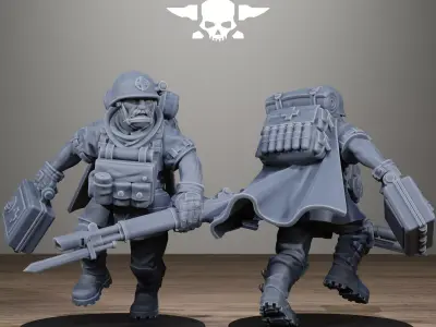 Freeguard Siege Infantry 3D print model