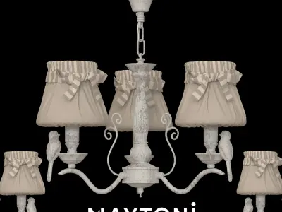 Chandelier Elegant Bird ARM013-03-W Maytoni Classic Free 3D model