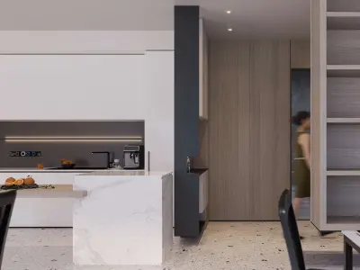  Office interior scene 23 3D model