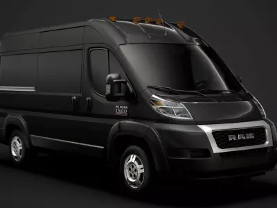 Ram Promaster Cargo 1500 HR 136WB 2020 3D model