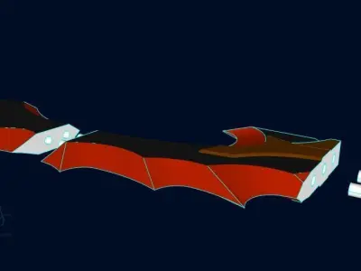 knight slayer dagger 3D model