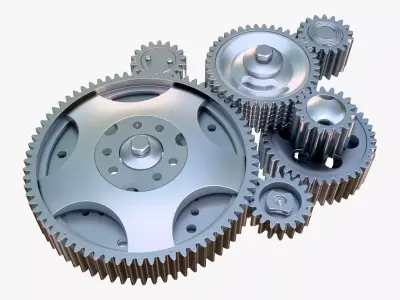 Gear Mechanism M1 3D model