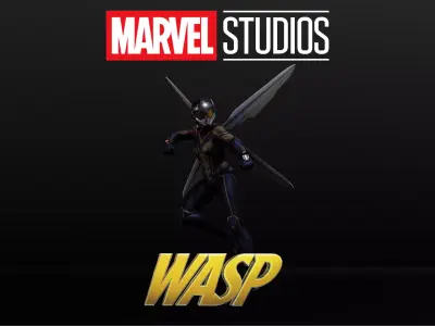 The Wasp Low-poly 3D model
