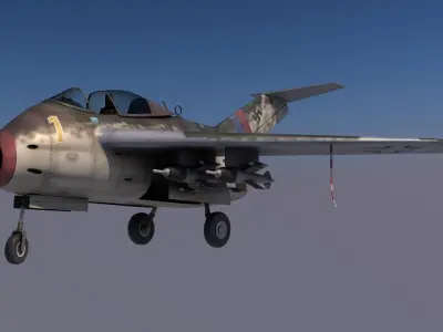 Focke-Wulf Ta-183 Huckebein 3D model