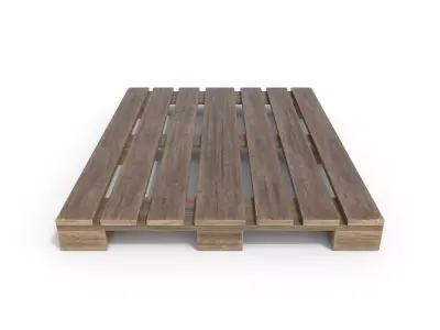 Wooden Pallet 1 Low-poly 3D model