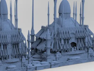 Dungeon of Cathedral of the Depths 2 designs 3D model