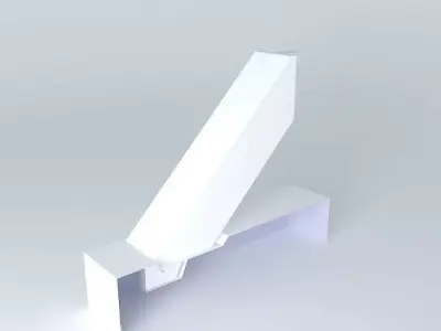 hidden interface beam brace connection Free 3D model