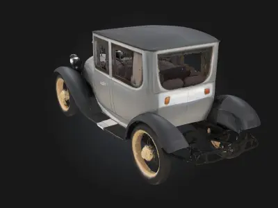 Vintage Elegance The Grace of a Bygone Era 3D model