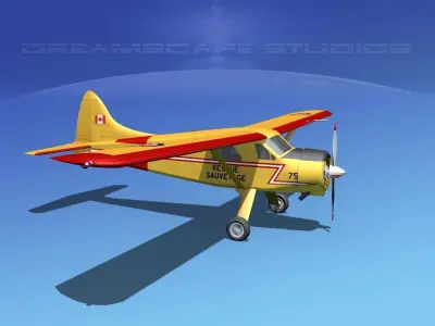 Dehaviland DH-2 Beaver RCAF 3D model