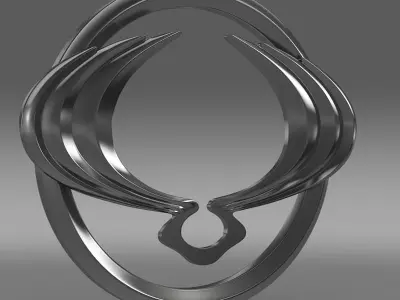 Ssang Yong Logo 3D model