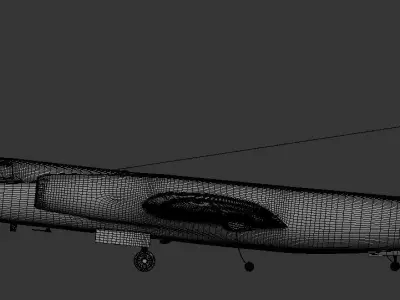 u-2 Lockheed 3D model