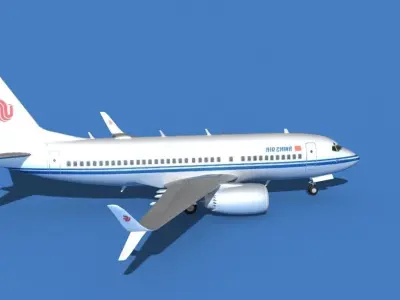 Boeing 737 MAX 7 Air China 3D model