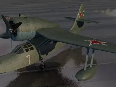 Beriev Be-4 or KOR-2 3D model