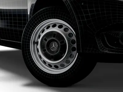 Mercedes Benz E Vito 2020 wheel 3D model