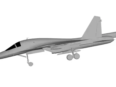 Sukhoi Su-34 3D model
