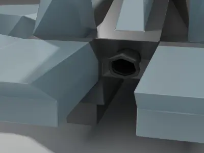 Aircraft JX Thunder 3d Model Low-poly 3D model