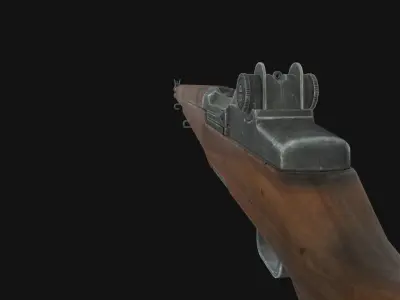 M1 Garand Low-poly 3D model