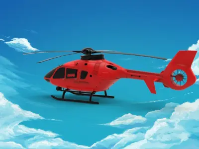 Eurocopter EC135 3D model