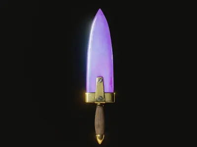 Magic Ceramic Blade Free low-poly 3D model