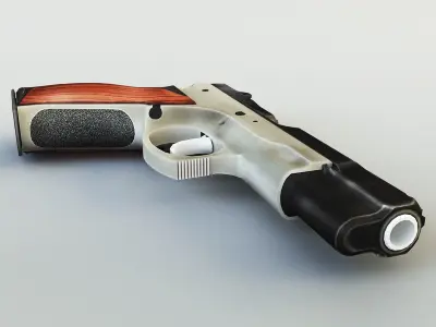 CZ 75 Low Poly v 1 Low-poly 3D model