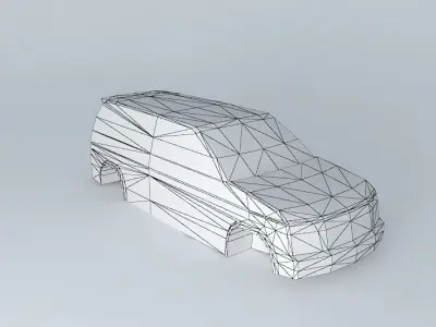Offroad SUV Template Free 3D model
