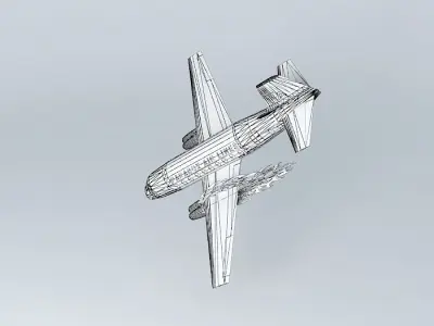 NW-57A-2 Paradox Airlines Flight 3001 Free 3D model