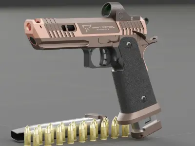 TTI - Taran Tactical Innovations - Sand Viper Low-poly 3D model