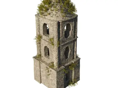 Cagsawa Church 3D model