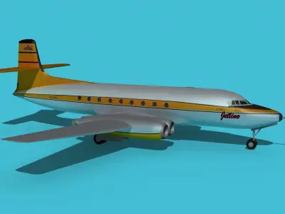 AVRO Canada C-102 Jetliner V01 3D model